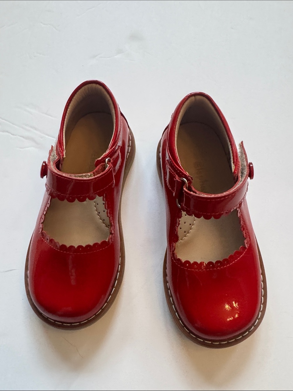 Elephantito Shiny Red Patent Mary Jane Girls Shoes